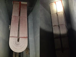 Ultrasoon antifouling schepen: toepassing op boxcoolers