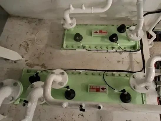 Ultrasoon antifouling op een boxcooler
