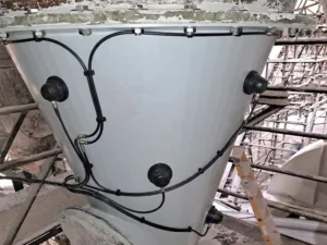 Procesinstallatie beschermd tegen aangroei en scaling