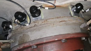 Scheepsschroef beschermd met ultrasoon antifouling