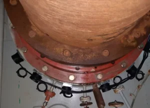 Scheepsschroef beschermd met ultrasoon antifouling